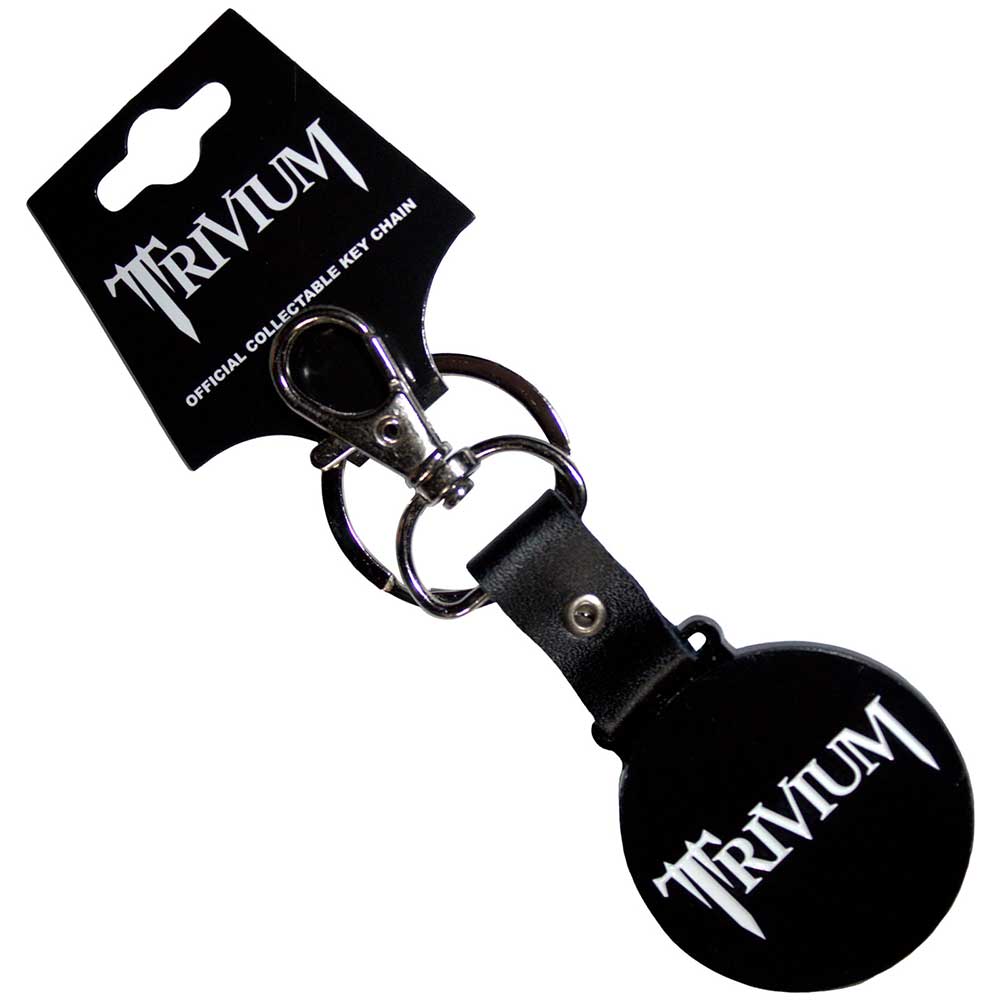 Trivium Standard Keychains - Classic Logo Mono Circle