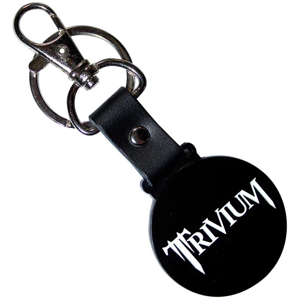 Trivium Standard Keychains - Classic Logo Mono Circle