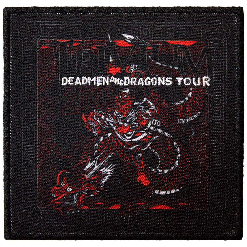 Trivium Patches - Iron On - Deadmen & Dragons Tour '23