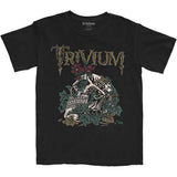 Trivium T Shirt - Skelly Flower
