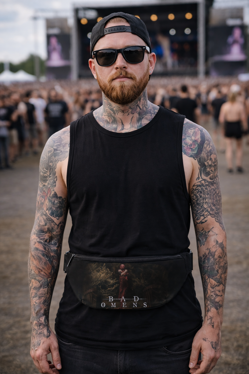 Rocksax Bad Omens Bum Bag (Fanny Pack) - Self Titled Cover