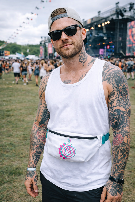 Rocksax Blink 182 Bum Bag (Fanny pack) - Smile White