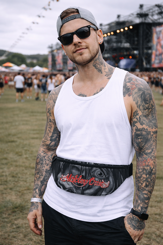 Rocksax Mötley Crüe Bum Bag (Fanny pack) - Dr FG Face