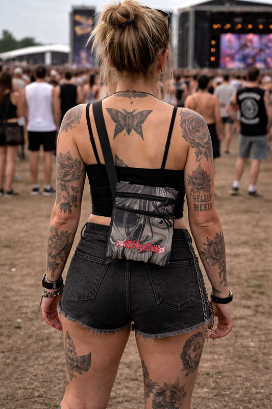 Rocksax Mötley Crüe Body Bag - Dr Fg Face