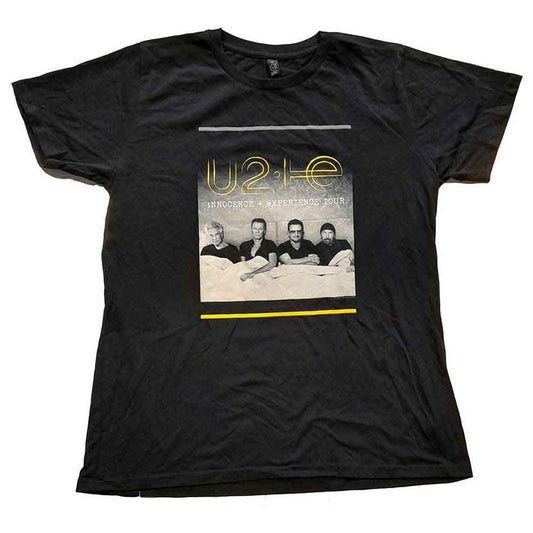 U2 Woman's T Shirt - I+E Tour Bed Photo