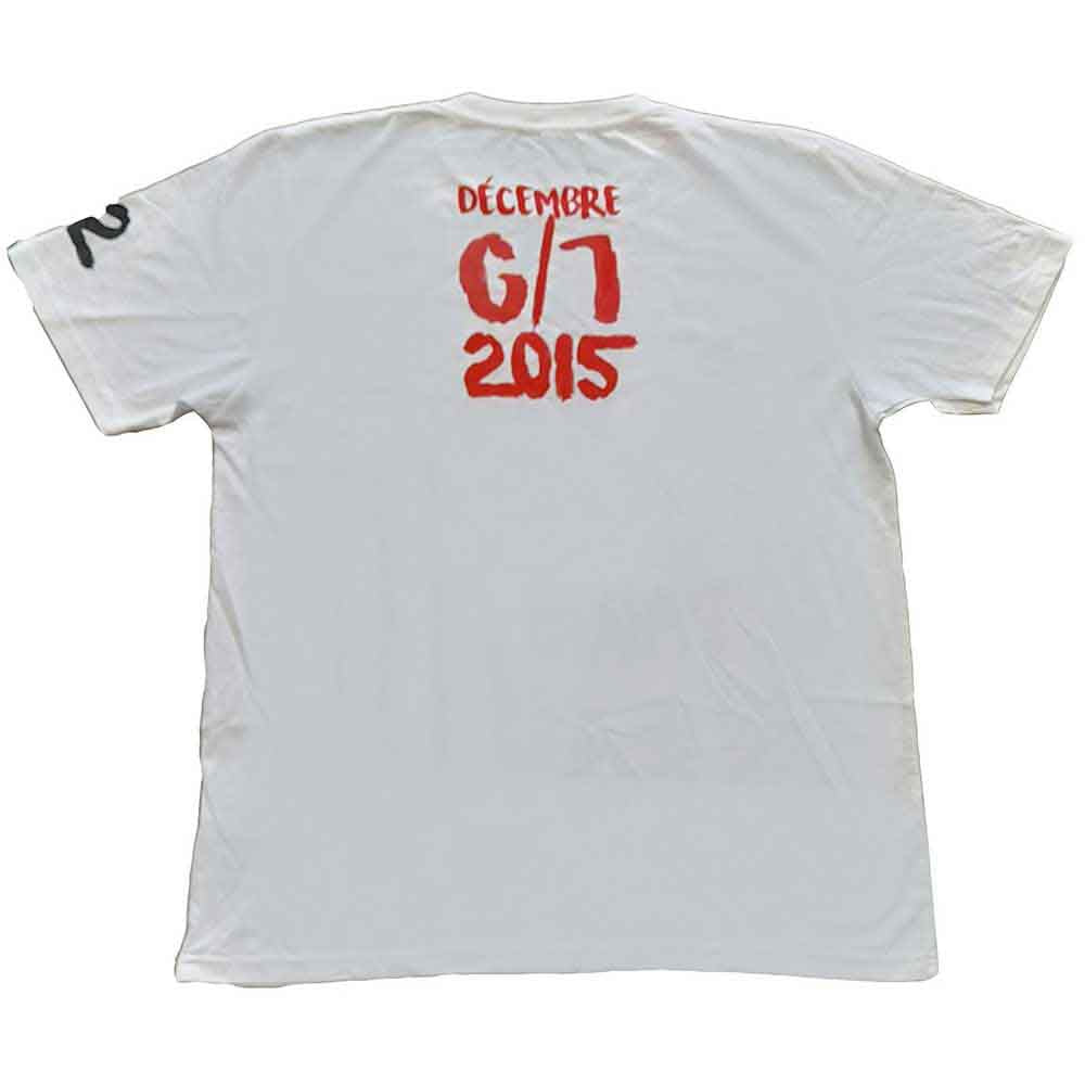 U2 T Shirt - Paris 2015 Nous N'Avons Pas Peur