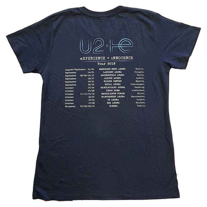 U2 Woman's T Shirt - E+I 2018 Tour Dates