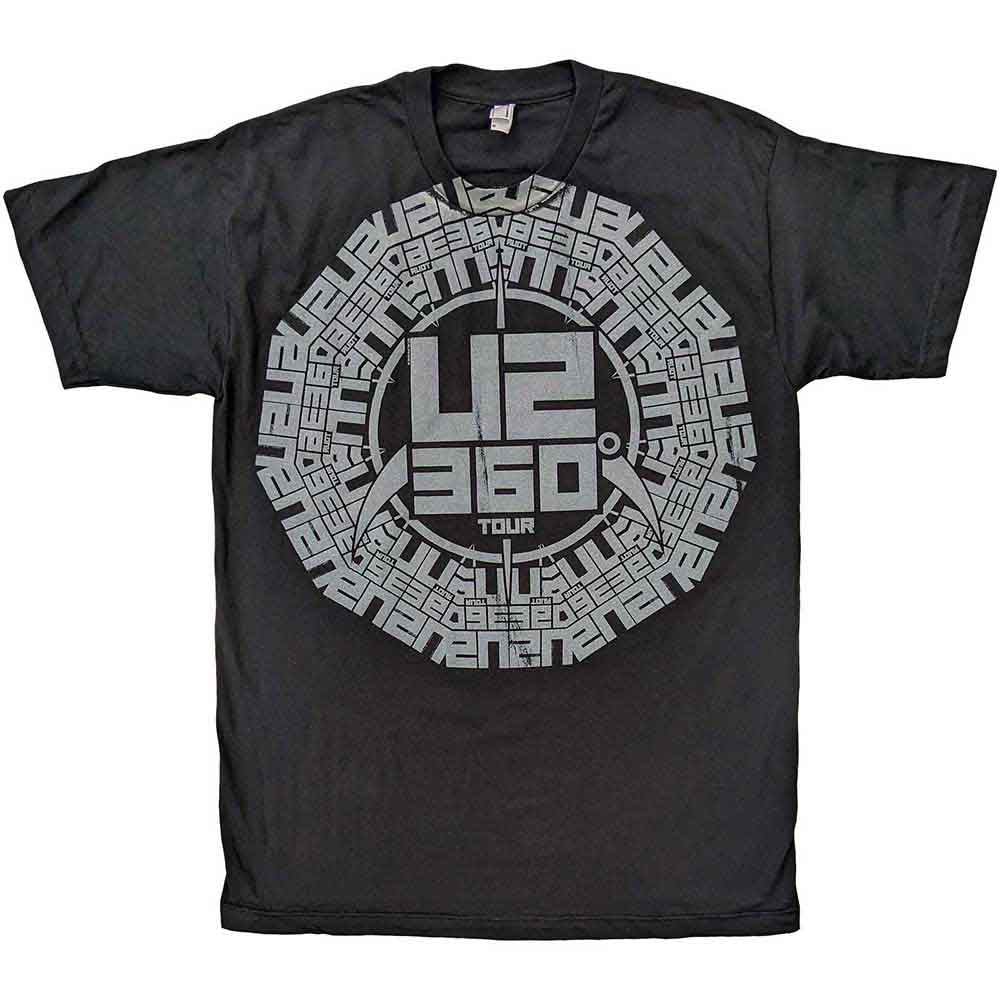 U2 T Shirt - 360 Degree Tour Logo