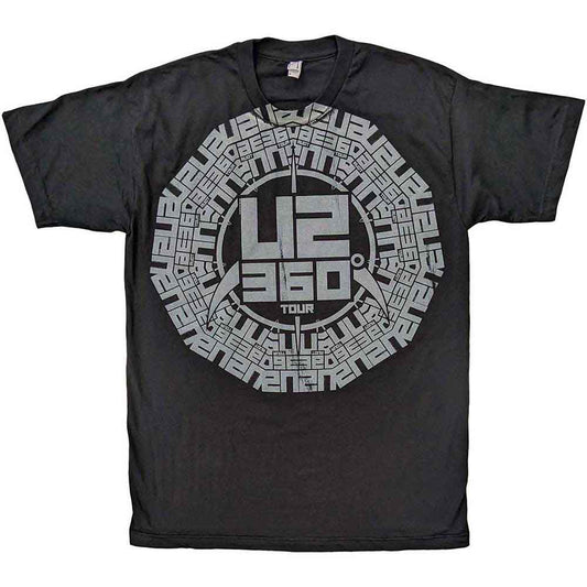 U2 T Shirt - 360 Degree Tour Logo