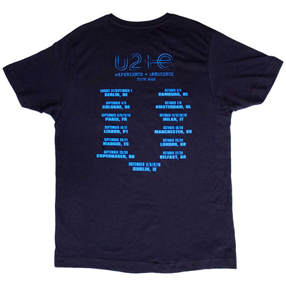 U2 T Shirt - Logo E+I 2018 Tour Dates