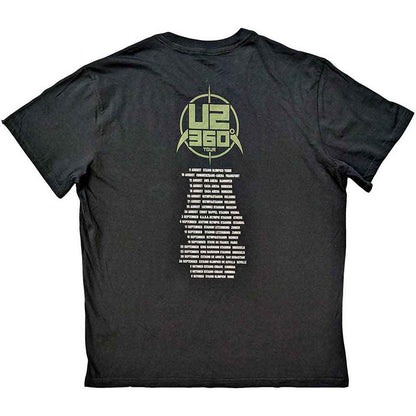 U2 T Shirt - 360 Degree Tour 2010 Band Photo