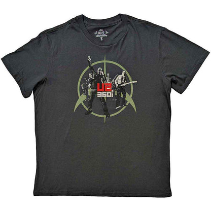 U2 T Shirt - 360 Degree Tour 2010 Band Photo