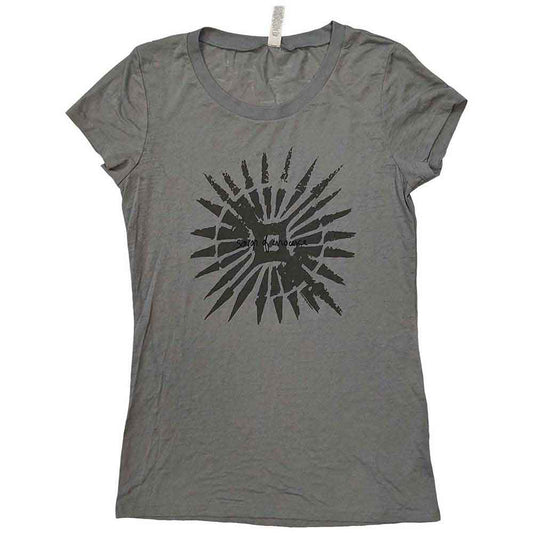 U2 Woman's T Shirt - Songs of Innocence Disc Art