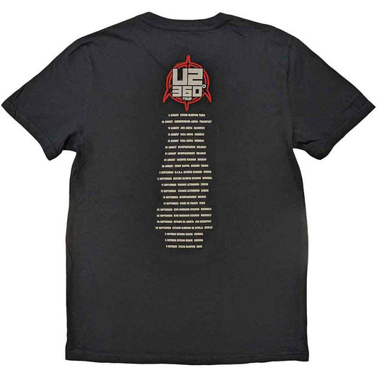 U2 T Shirt - 360 Degree Tour 2010 Equals