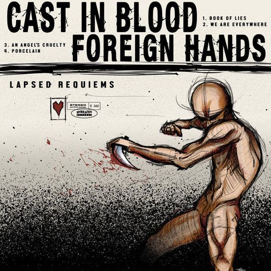 Cast In Blood/Foreign Hands LP - Lapsed Requiems (Red Vinyl)