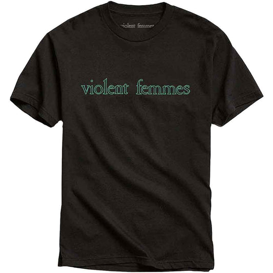 Violent Femmes T Shirt - Green Vintage Logo