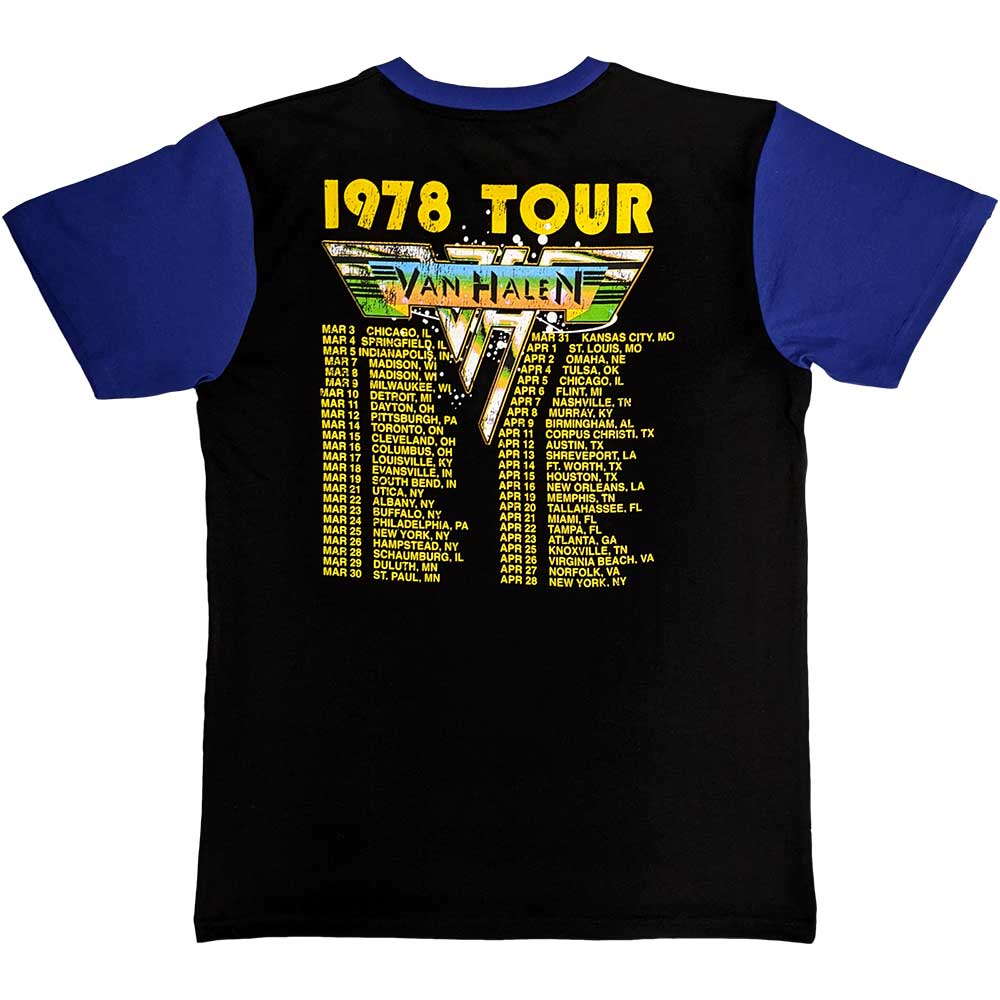 Van Halen T Shirt - 1978 Tour Dates
