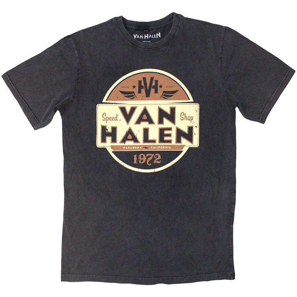 Van Halen T Shirt - Speed Shop Stone Wash