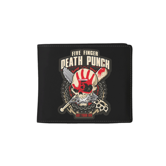 Rocksax Five Finger Death Punch Wallet - Got Your Six  | Buy Now For 19.99