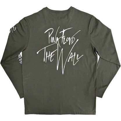 Pink Floyd The Wall Long Sleeve T Shirt - The Wall Hammers Logo