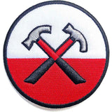 Pink Floyd The Wall Patches - Iron On - The Wall 3D Hammers Circle
