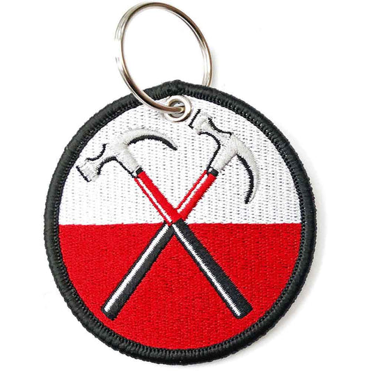 Pink Floyd The Wall Patch Keychains - The Wall Hammers Circle