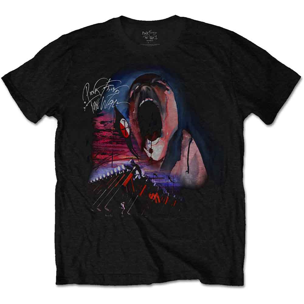 Pink Floyd The Wall T Shirt - The Wall Scream & Hammers