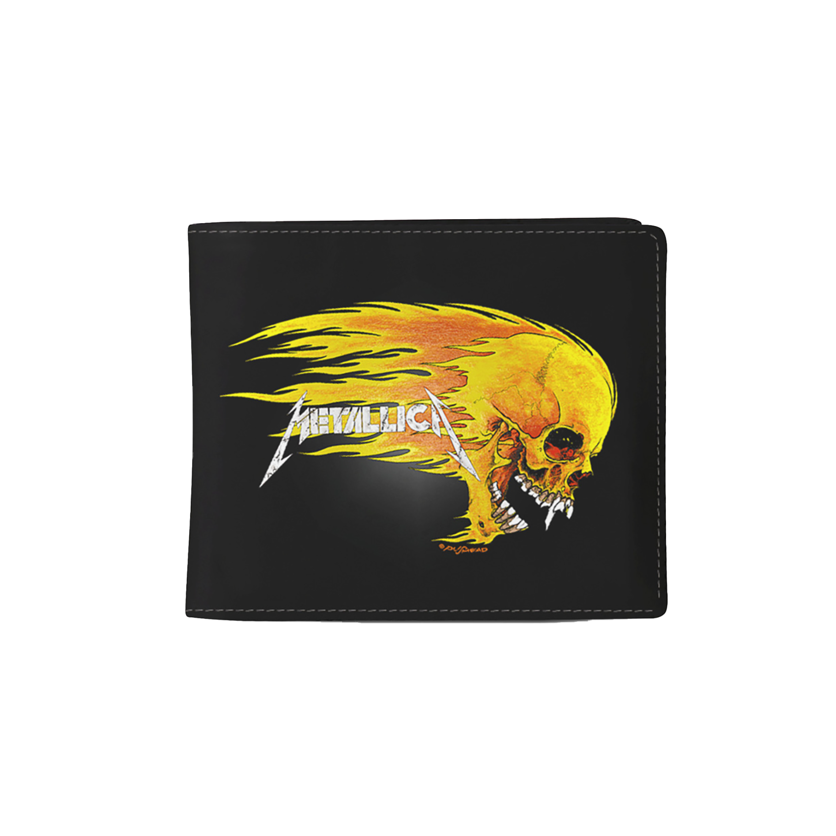 Rocksax Metallica Wallet - Pushead Flame  | Buy Now For 19.99
