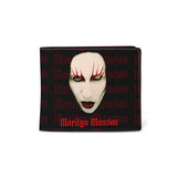Rocksax Marilyn Manson Wallet - Logo / Red Lips  | Buy Now For 19.99