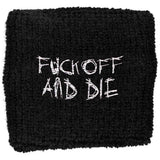 Darkthrone Wrist Bands - Sweat - Fuck Off And Die
