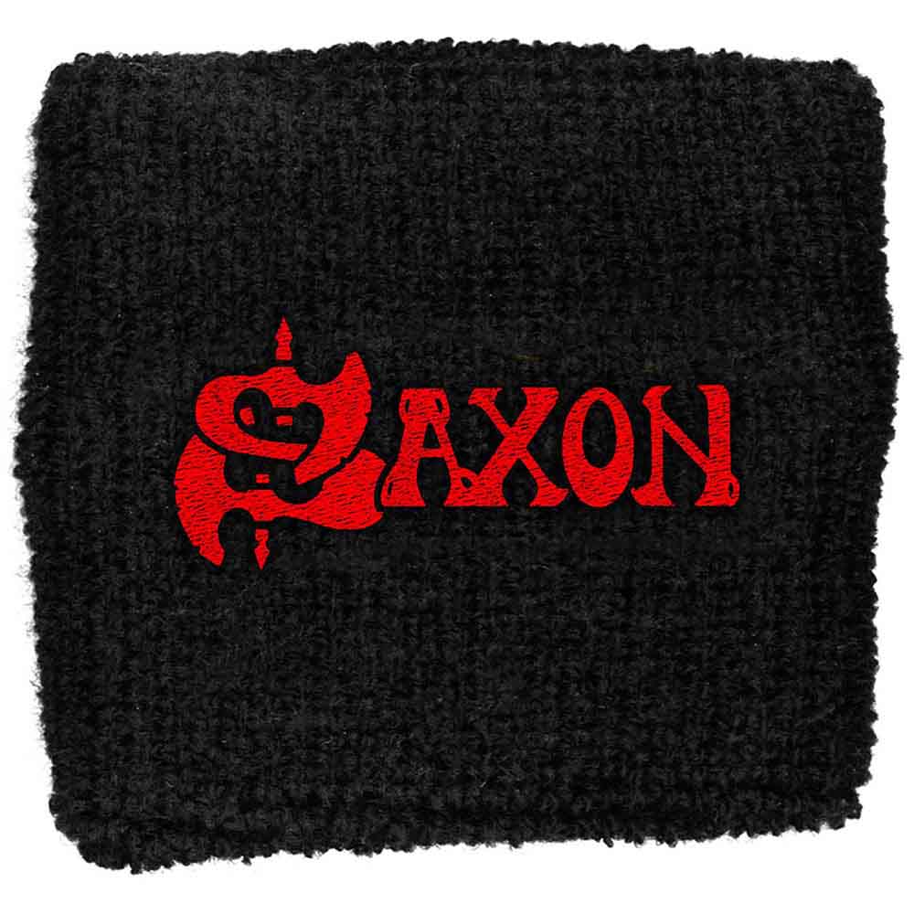 Saxon Wrist Bands - Sweat - Red Logo