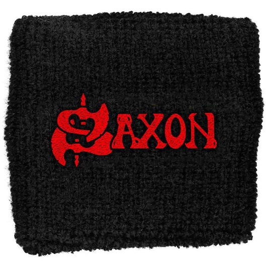 Saxon Wrist Bands - Sweat - Red Logo