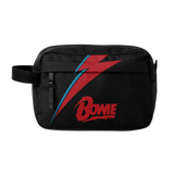 Rocksax David Bowie Wash Bag - Lightning Black