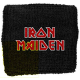 Iron Maiden Wrist Bands - Red/White Logo
