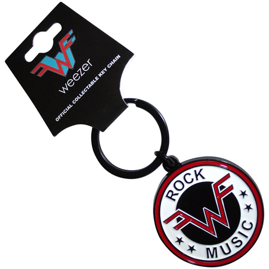 Weezer Standard Keychains - Rock Music Emblem