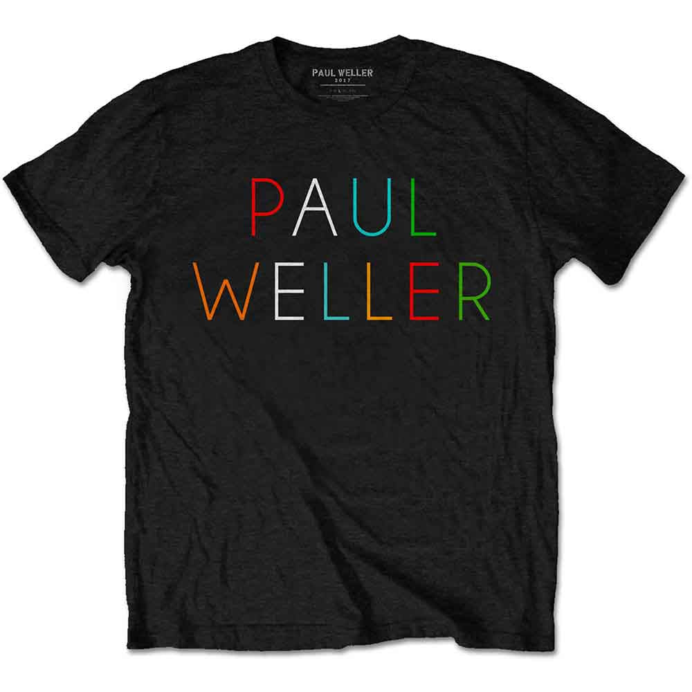 Paul Weller T Shirt - Multicolour Logo