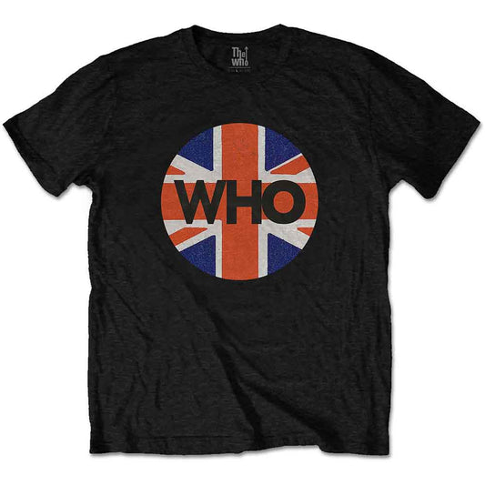 The Who T Shirt - Union Jack Circle