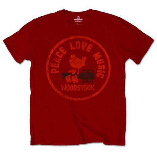 Woodstock T Shirt - Love Peace Music