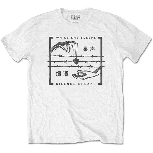 While She Sleeps T Shirt - Silence Speaks