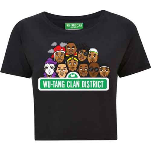 Wu-Tang Clan Woman's Crop Top - Sesame Street