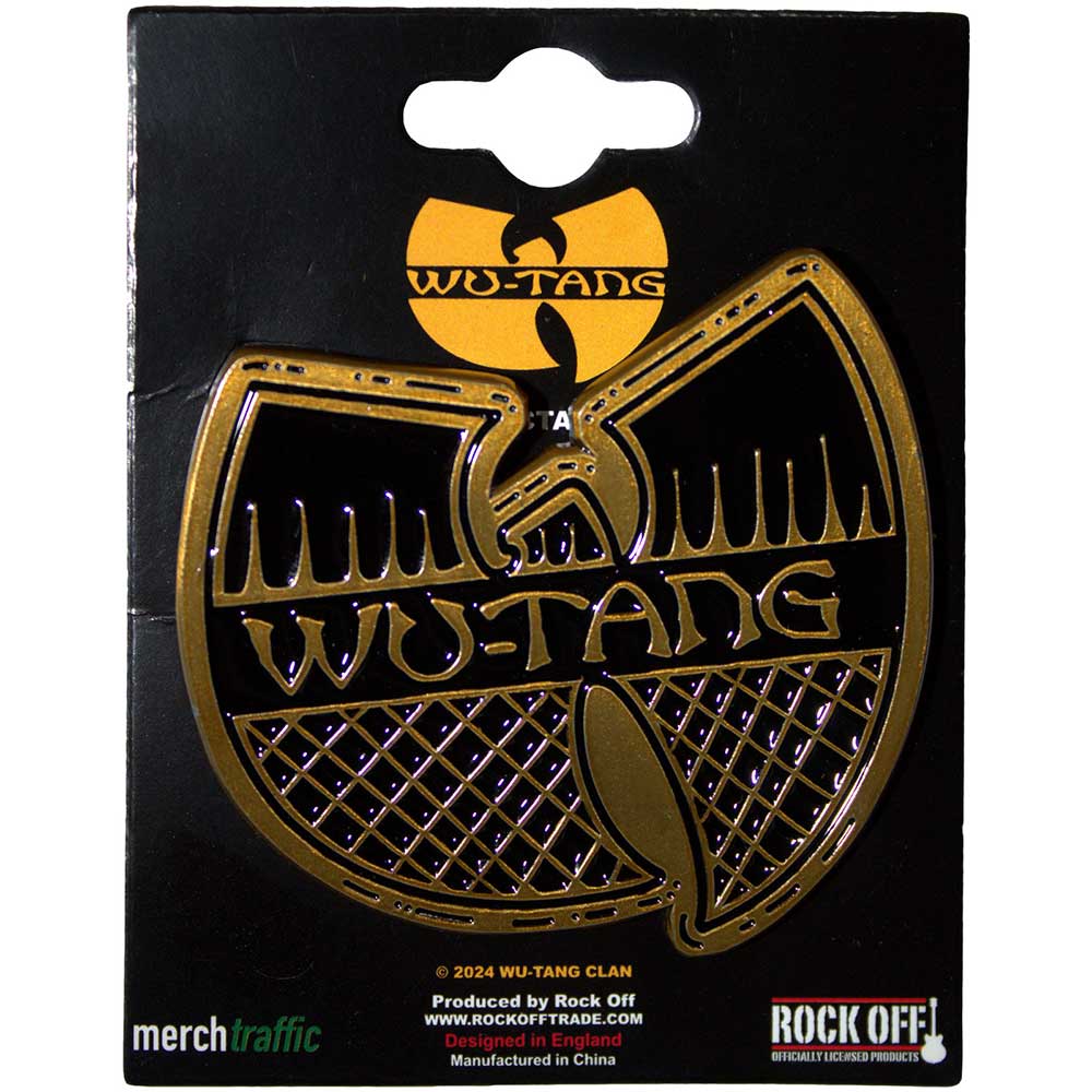 Wu-Tang Clan Pin - Badge - Black & Gold Logo