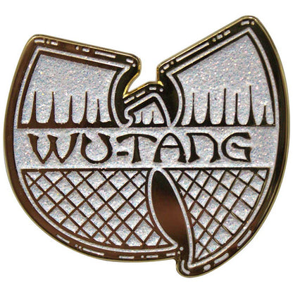 Wu-Tang Clan Pin - Badge - White & Gold Logo