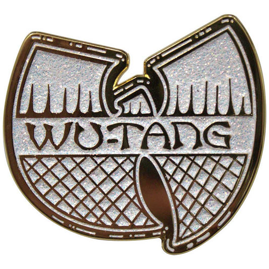 Wu-Tang Clan Pin - Badge - White & Gold Logo