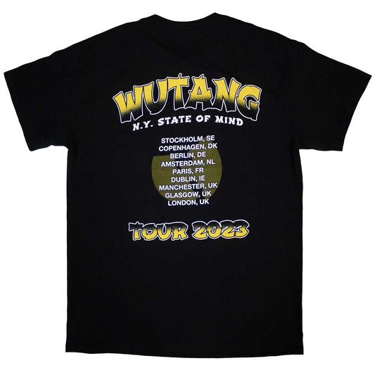 Wu-Tang Clan T Shirt - Tour '23 Slanted Logo State Of Mind