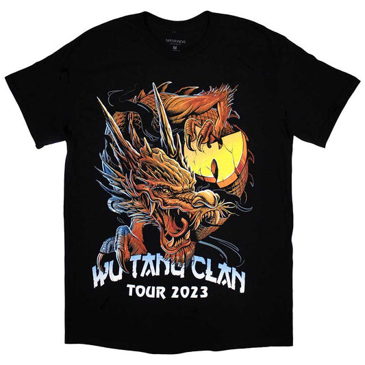 Wu-Tang Clan T Shirt - Tour '23 Dragon Back Print