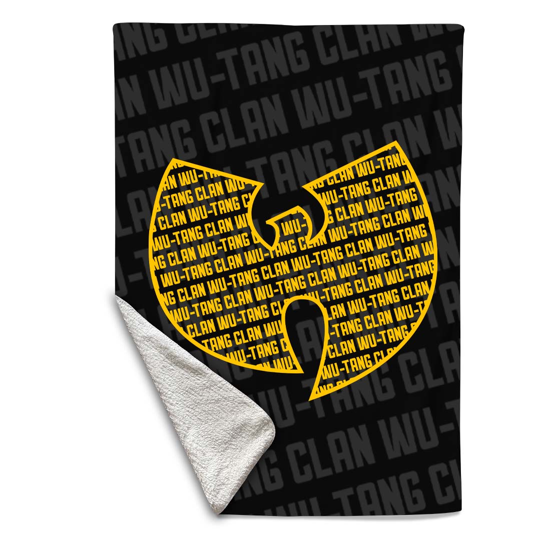 Rocksax Wu-Tang Blanket - Logo Repeat  | Buy Now From £39.99