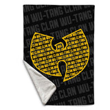 Rocksax Wu-Tang Blanket - Logo Repeat  | Buy Now From £39.99