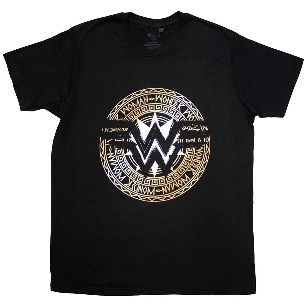 DC Comics T Shirt - Gold Circle | Buy Now For 19.99