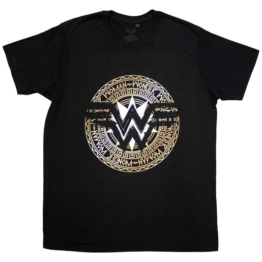 DC Comics T Shirt - Gold Circle | Buy Now For 19.99