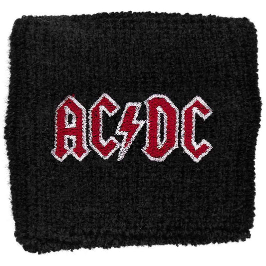 AC/DC Wrist Bands - Sweat - Red Logo